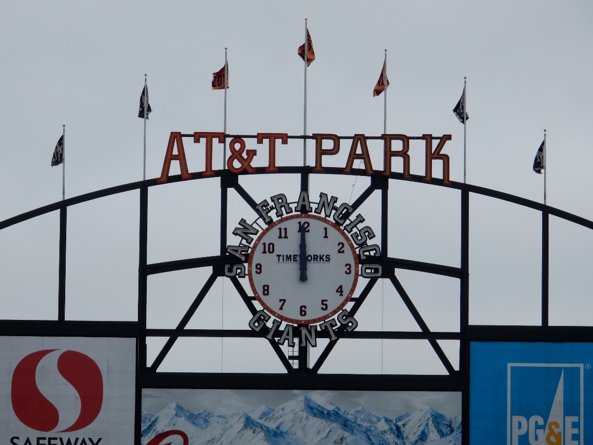 Oracle Park Scoreboards, Etc.