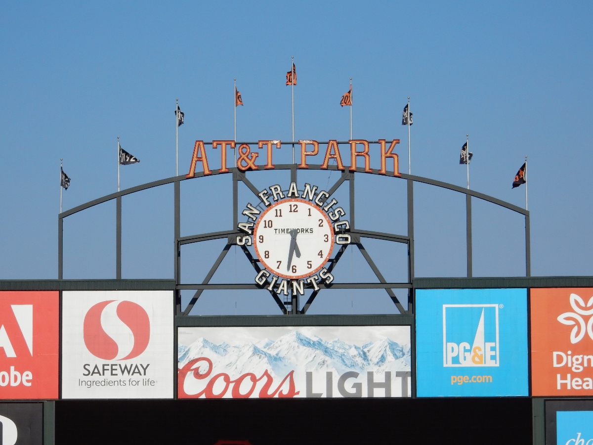 Oracle Park Scoreboards, Etc.