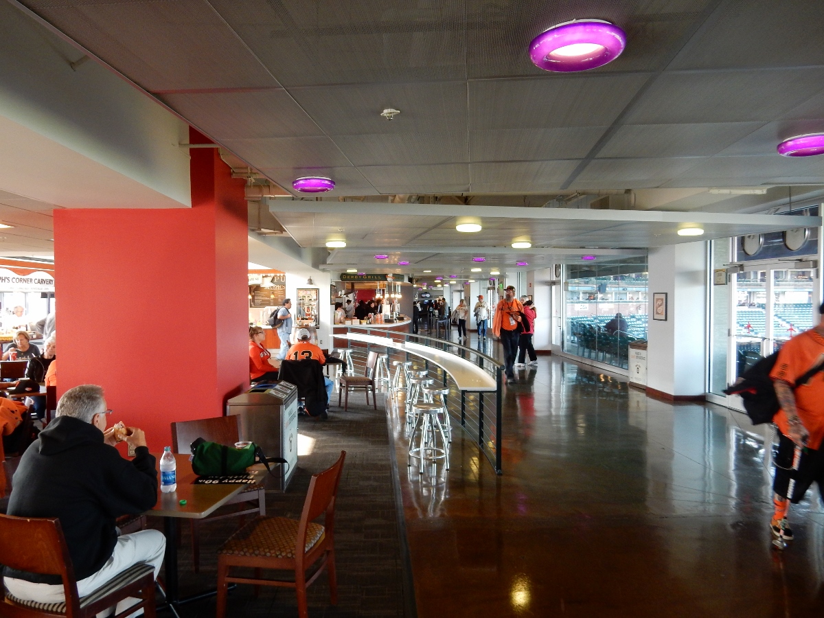 Oracle Park Club Level