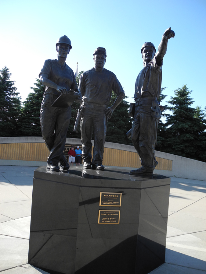 American Family Field Statues